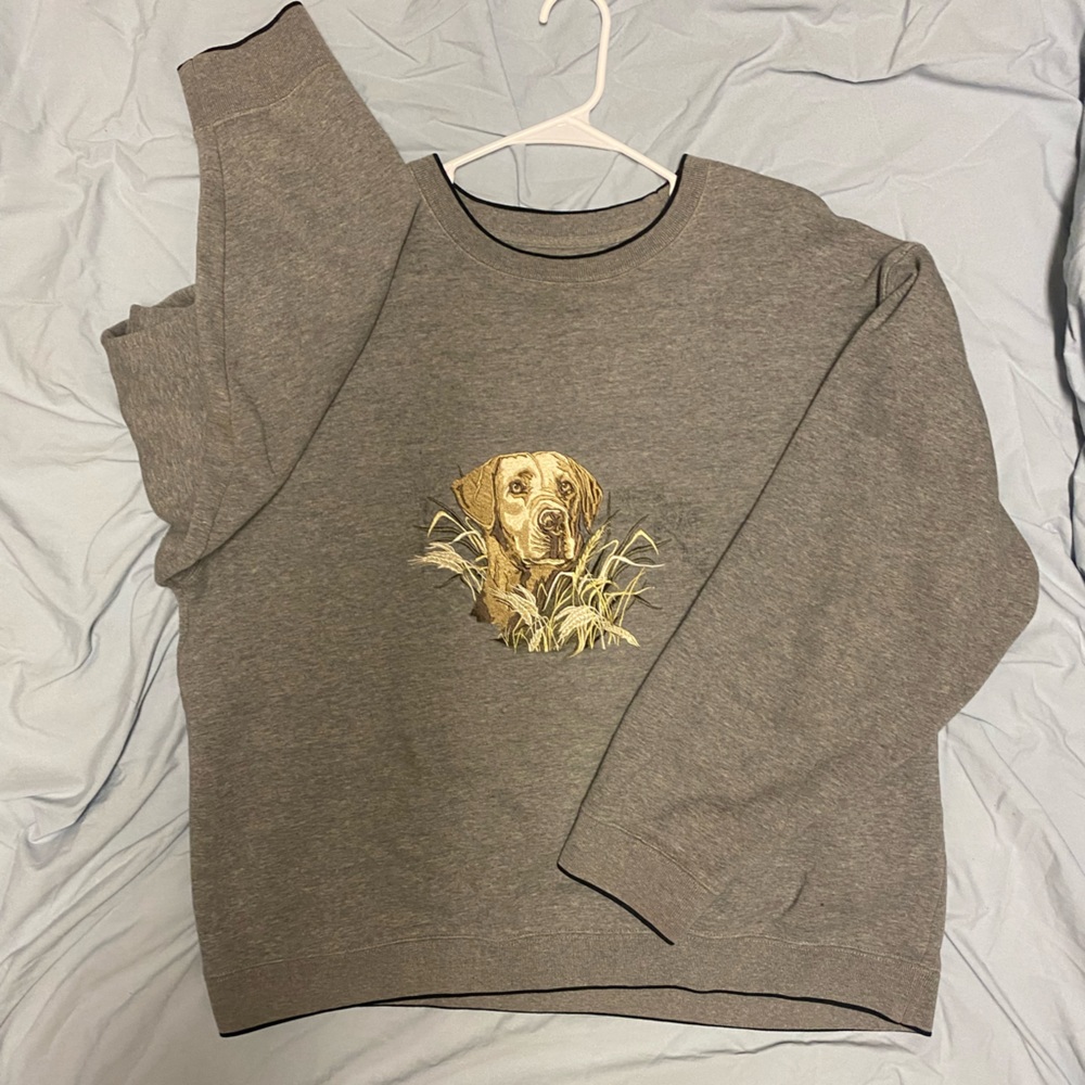 embroidered grandpa sweatshirt